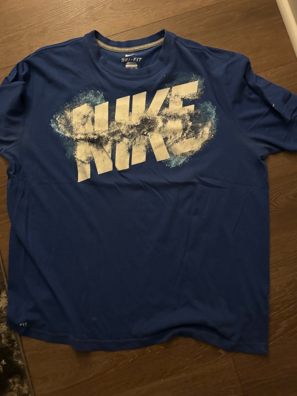 Nike Blue Short-Sleeve Dri-FIT Graphic Tee